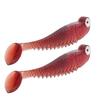 50PcsCelsiusBag Artificial Fishing Lures Soft Silicone Baits Lifelike Paddle Tail Swimbait
