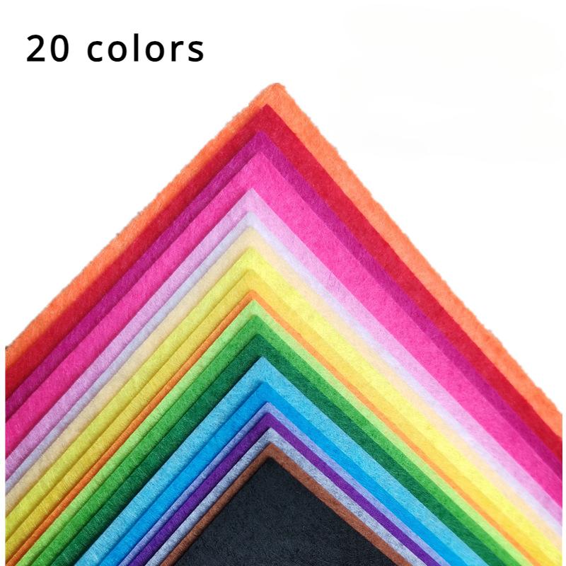 Lot De 7 Plaques De Feutre Marron – 20 X 90 Cm, Avec Fils Assortis – Pour Couture, Patchwork Et Bricolage