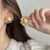 Light Luxury Exquisite High Sense Bright Fireworks Pearl Stud Earrings Female Elegant Retro Personality Fashion Temperament Versatile Earrings