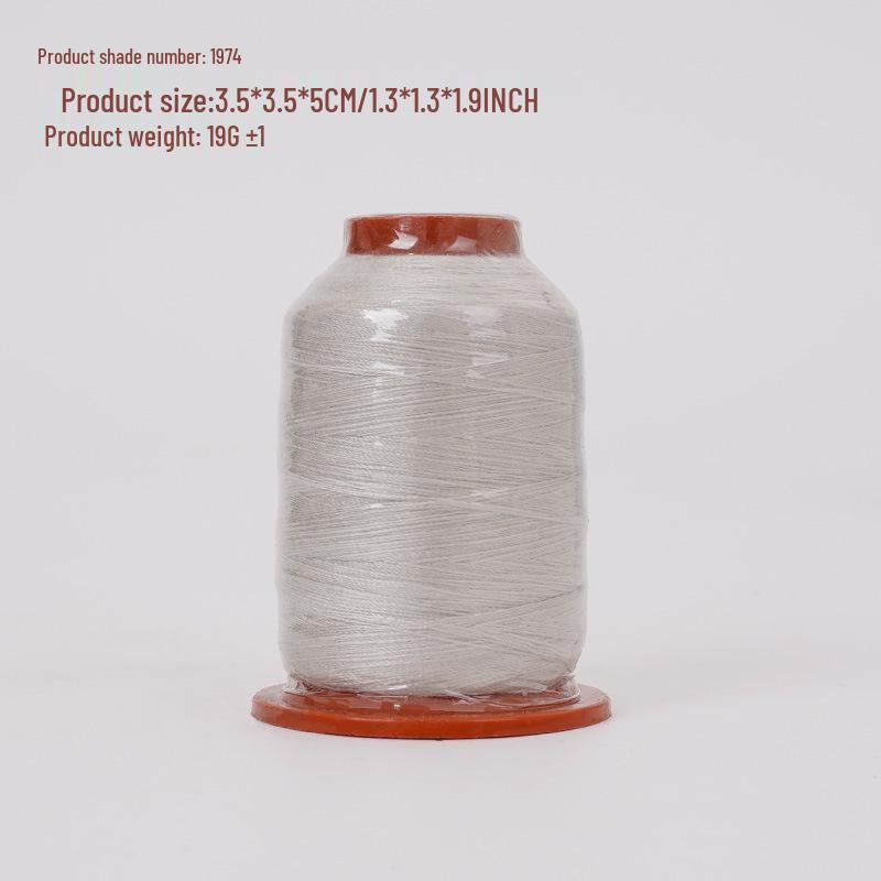 Polyester Sewing Thread: 100 Colors, 500 Yards, Fine Two-Strand, High-Speed, for Hand Sewing