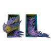 Vintage Dragon-Shaped Book Stand Set 3D Bookshelf Dragon Ornaments  File Cabinet