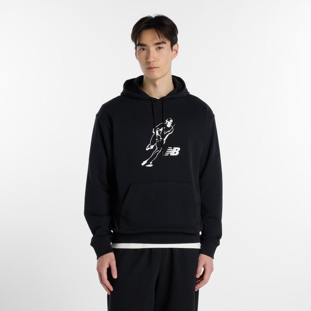 New Balance M O.h Always On Logo Hoodie Mt6180fuBk Bk XXL
