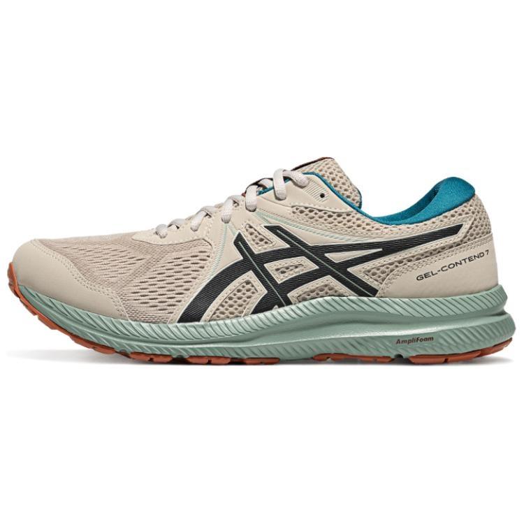 ASICS Gel-Contend 7 Sneakers Beige Green Men s 1011B730-250 EU 39