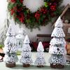 Cedar Tree Ornament Mini Christmas Tree Christmas Holiday Decoration Natural Pine Needle Design PVC Material Construction