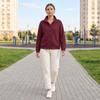 Women's Casual Corduroy Jacket with Pockets, Color Button Front Coat