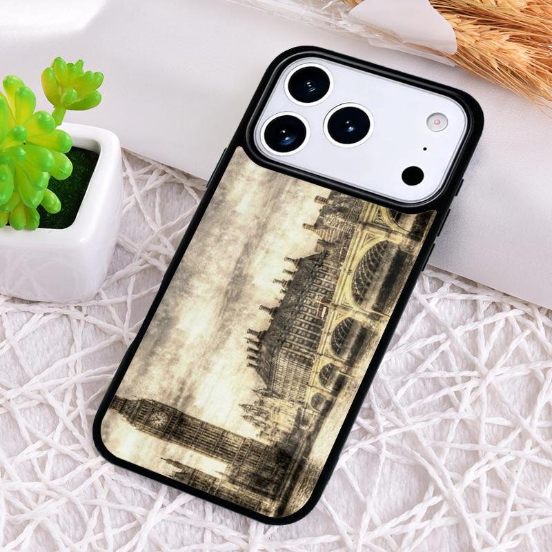 London big ben Bus Phone Case for iPhone 17 Air 16 15 11 12 14 13 Pro Max Shockproof Cover