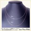 Hawaiian Jewelry Necklace Pendant Plumeria with Zirconia Heart Pink Gold Coating Jewelry [LocoMocoAloha] [Genuine]