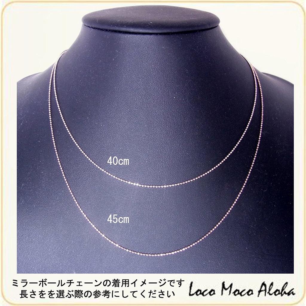 Hawaiian Jewelry Necklace Pendant Plumeria with Zirconia Heart Pink Gold Coating Jewelry [LocoMocoAloha] [Genuine]