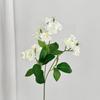 Artificial Crabapple Flower 18 Inch Fake Flowers with Stem And Leaves Realistic Faux Floral Arrangement for Kitchen Dining Table Centrepiece Wedding
