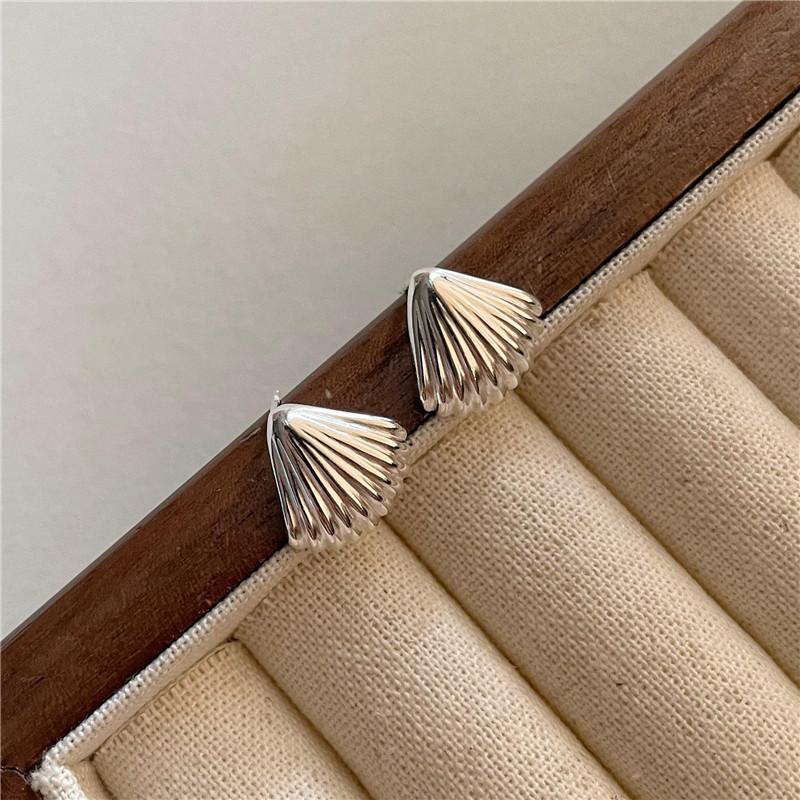 S925 Sterling Silver Shell Classic Necklace Simple Style Basic Collarbone Chain Silver Jewelry 925 silver