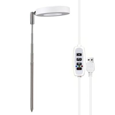 LED Pflanzenlampe LED Pflanzenlicht Höhenverstellbar Einziehbar Kleiner Topf Anzucht Zusatzlicht für Sämlinge und Sukkulenten Blumen