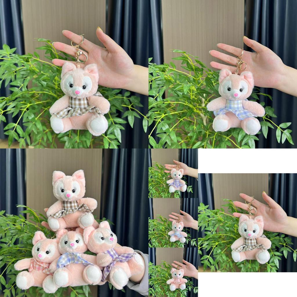 Adorable Plush Fox Keychain Pendant Soft Stuffed Animal Toy For Kids And Adults