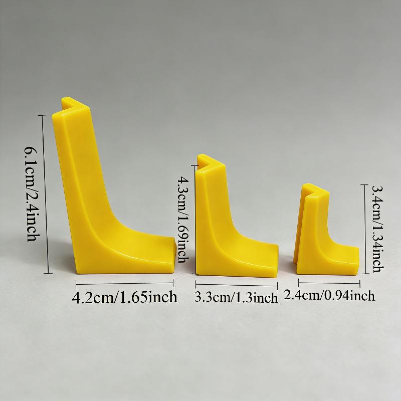 3-Pack Hole Drilling Guide Rails With V-Groove Fit Design | Square Positioning Tool More Durable Than Round Rails