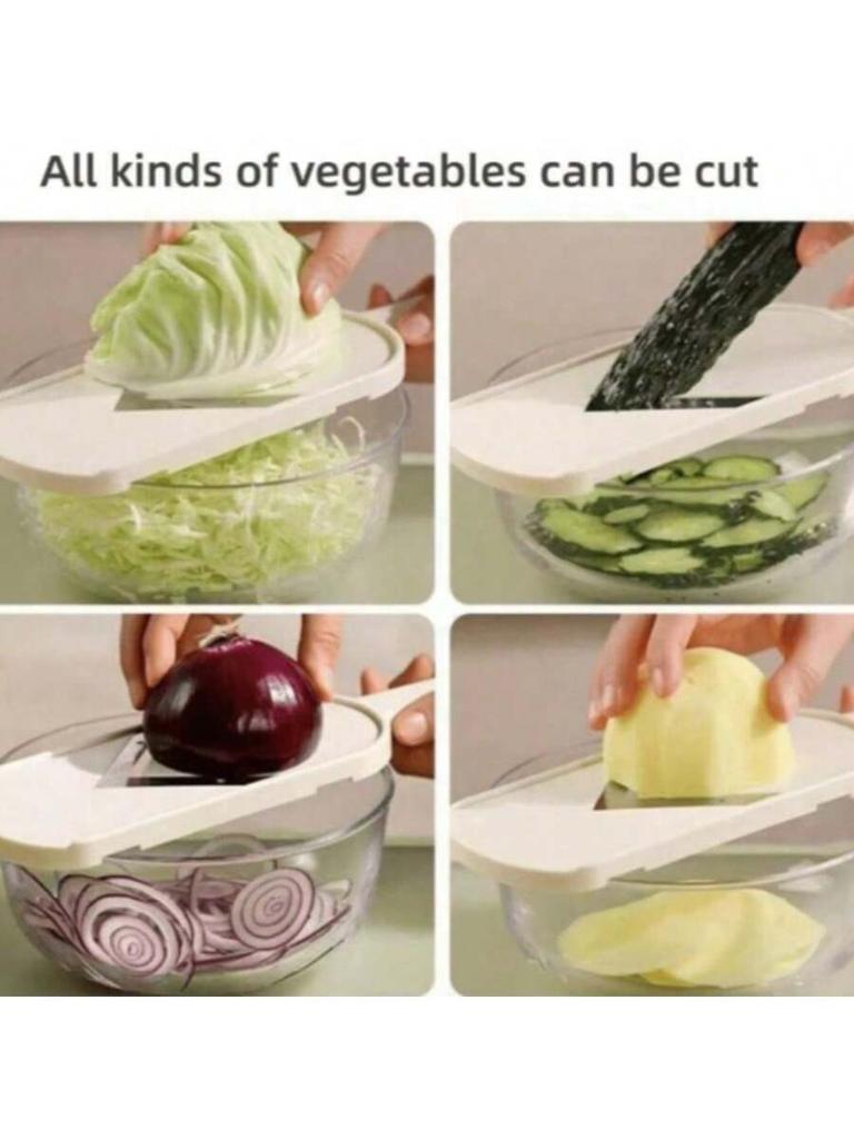 1 Stück japanischer Krautschneider, multifunktionaler Krautschneider, Zitronen-Gurken-Gemüse-Salatschneider, Schneider und Radiergummi.