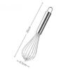 ZISIZ Manual Stainless Steel Egg Whisk