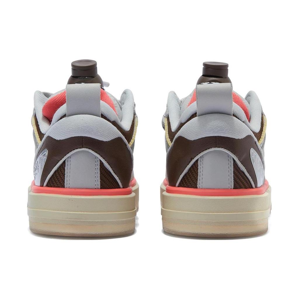 Li Ning Wave Skateboard Shoes Men's Low Top Pottery Clay Brown AECT053-2