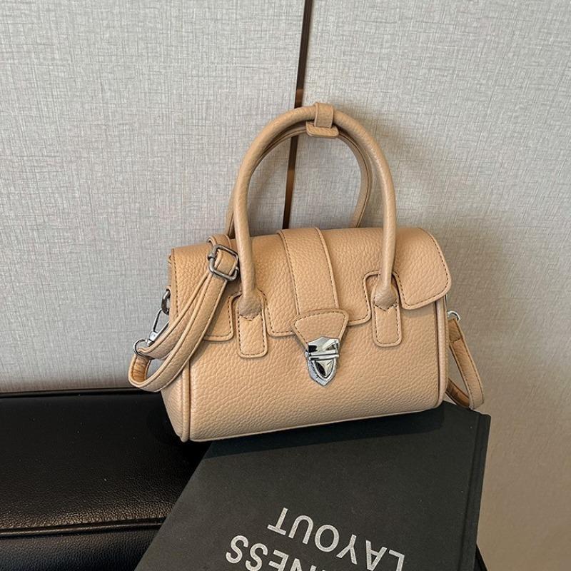 Fashion hand carry small square bag women's spring new niche simple casual shoulder bag high-end women's bag