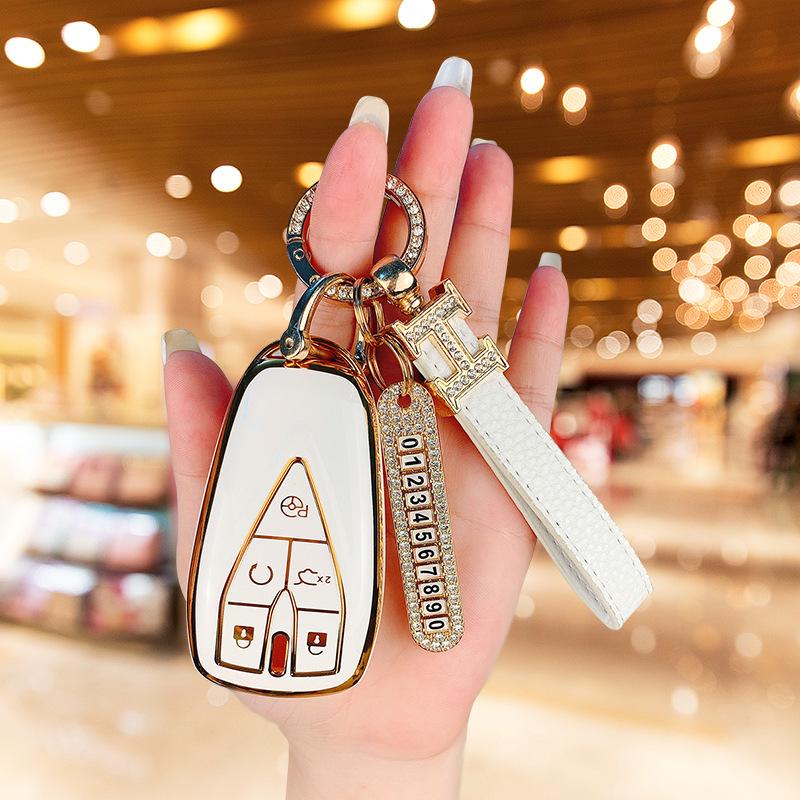 Changan Oushang Z6, X5PLUS/X7 Schlüssel- und Fernbedienungs-Etuis mit Schnallen für Herren und Damen