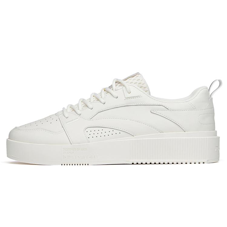 New Anta Life Collection Low Top Skateboard Shoes Men's Ivory White 112228040-1