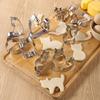 9Pcs Cute Cats Cookie Cutters Stainless Steels Dessert Cutters DIY Bakings Tool