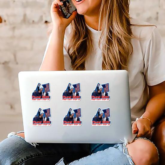 

50Pcs/Set American 45th President Sticker Self-adhesive Waterproof USA Presidential Candidate DIY Phone S