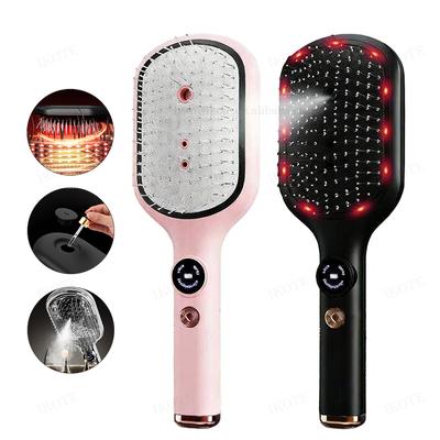 Red Light High Frequency Vibration Hair Care Comb With Oil Atomizer Smart Air Cushion Comb Long Endurance Scalp Care Products