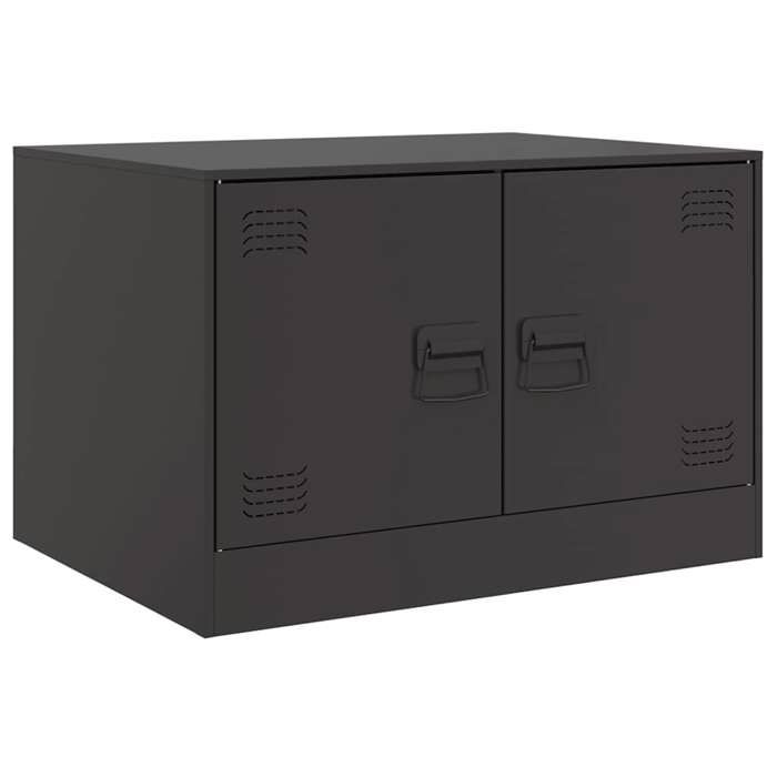 VidaXL Coffee Table Black 67x50x44 Cm Steel, Side Table, Living Room Table, Tea Table, End Table, Side Table, 841727