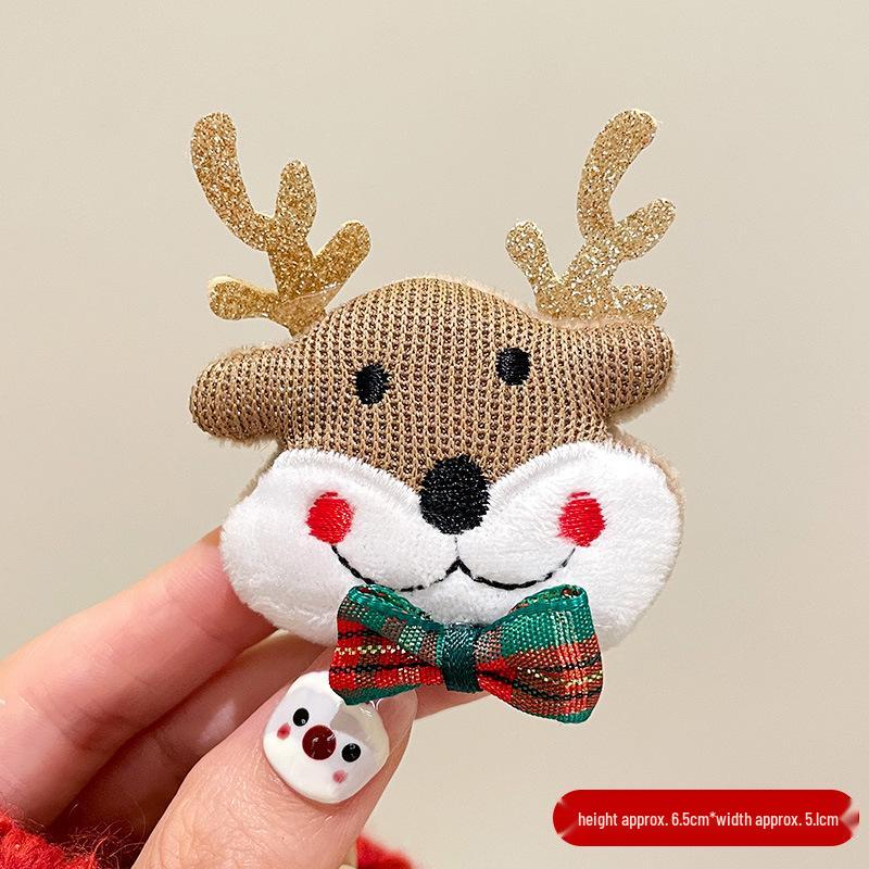 Reindeer Snowman Christmas Brooch Pin for Women - Holiday Gift & Decoration