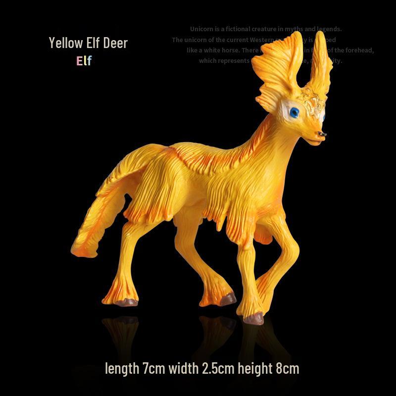 European Mythical Pegasus Unicorn Toy Model: Elf, Mythical Creature, Magic Beast 
