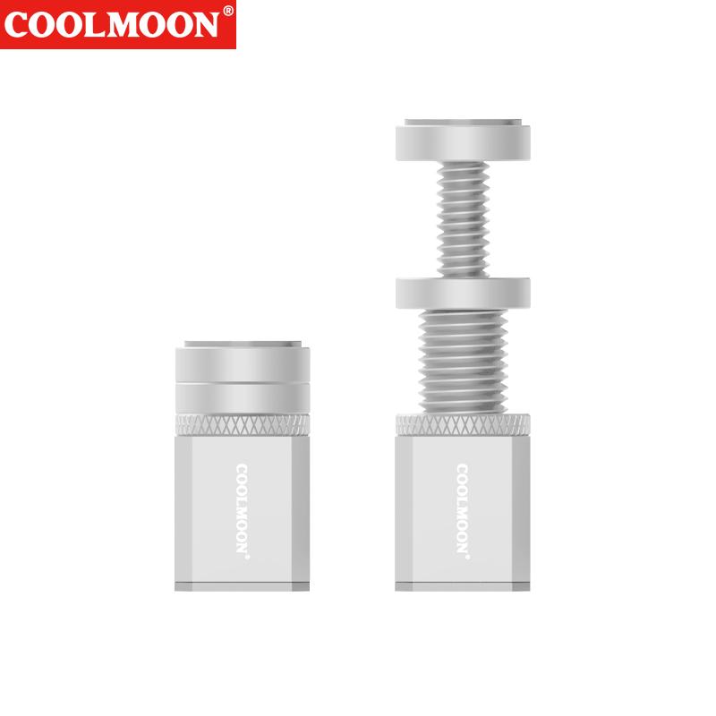 COOLMOON Graphics Card Support Bracket Telescopic Spiral Video Card Holder Anti Scratch Aluminum Alloy for ATX/M-ATX/ITX Chassis