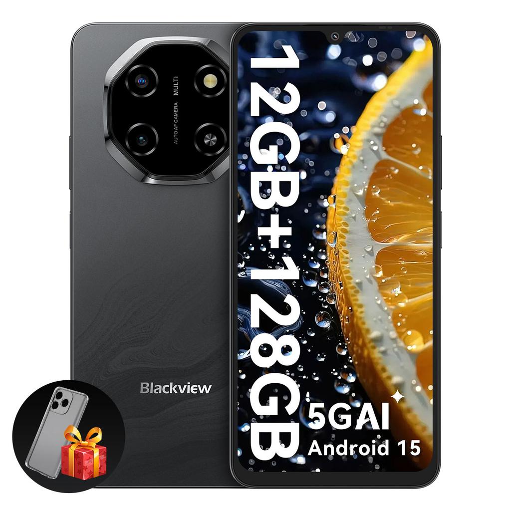 Blackview SHARK 6 5G 6,88 tolli NFC Android 15 5G 8+16GB/128GB 120HZ nutitelefon