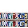 Kreatives Wanddeko-Schild 'Ich liebe dich mehr'