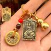 Feng Shui Keychain Amulet, Eastern Charm, Year of the Rabbit Symbol, Protective Talisman