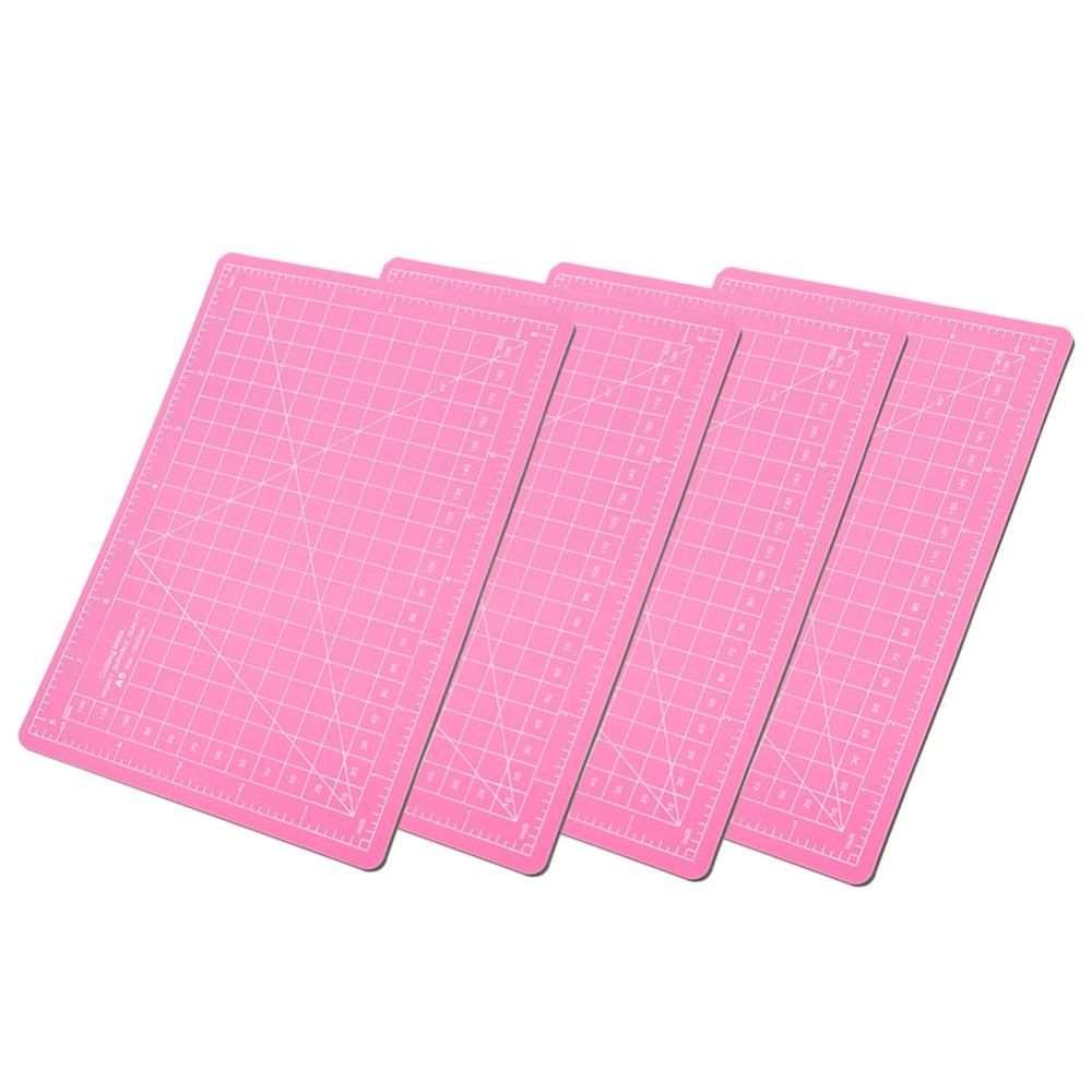 4pcs Scale Grid A5 Cutting Mat A5 Size Craft Cutting Pad Precision Cutting Mat  For Crafting