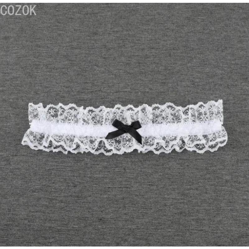 Hochzeitsparty Braut Spitze Floral Blau Beinring Schlaufe Strumpf Damen Mädchen Sexy Schleife Prinzessin Cosplay Strumpfhalter Gürtel Zubehör