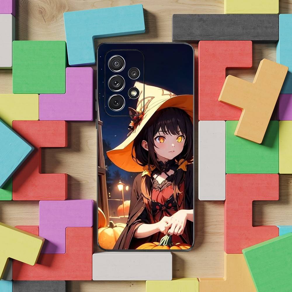 

Cute T-Tokisaki K-Kurumi Phone Case For Samsung S25,S24,S23,S22,S21,S20,S10,Ultra,Plus,Lite,FE,Soft Silicone Black Cover SamsungS24plus