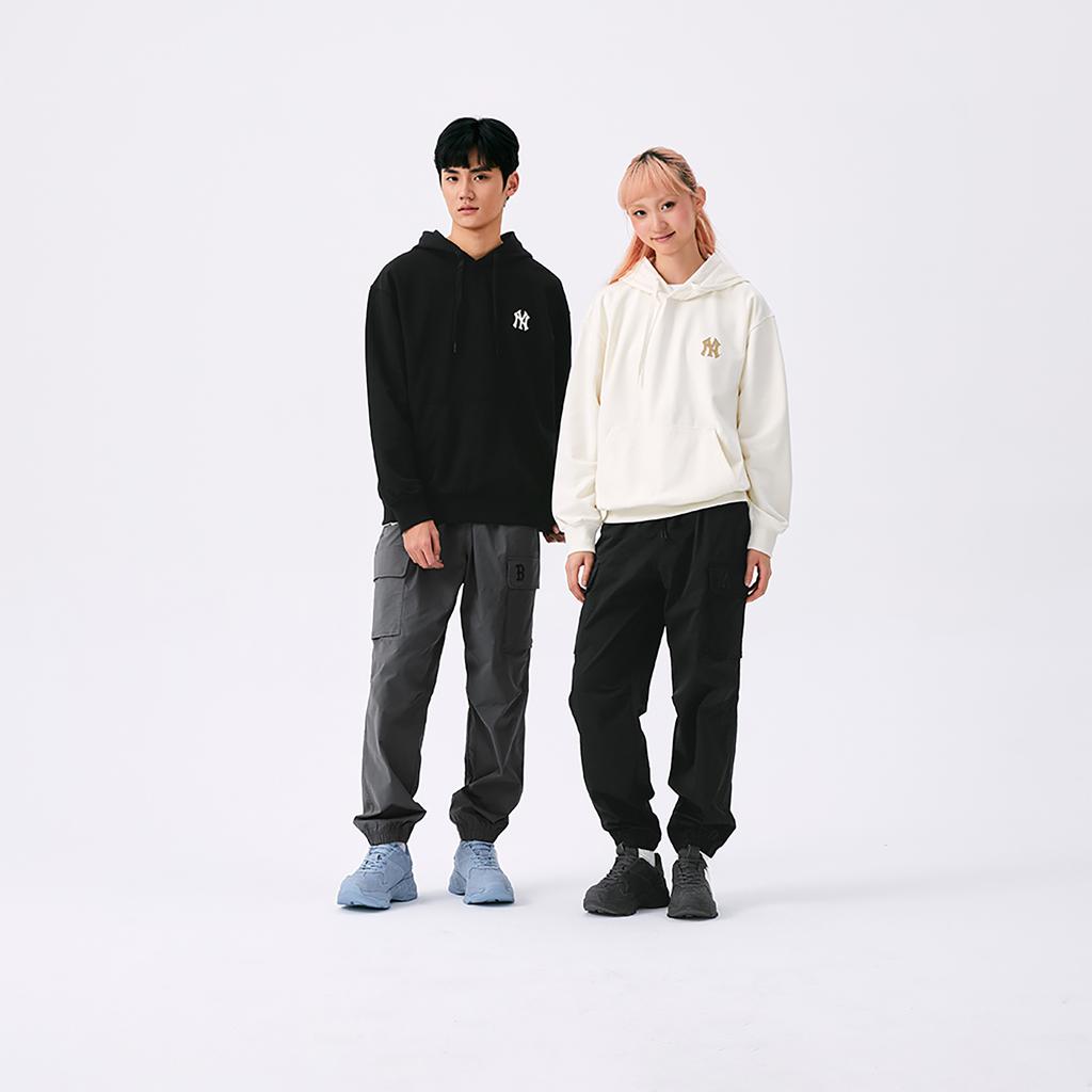 New MLB MONOGRAM Collection New York Yankees SS25 Sweatshirt Unisex Black 3AHDM0251-50BKS