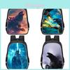 Large Capacity Lightweight 3d Godzilla Backpack For Kids Perfect For School