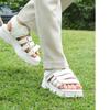 Liberty Doll 4165 Plattform 5cm Borrelås 4 Alle Størrelser 2E Sandaler, Sandaler, Hæl, Unisex, Stropp, Stropper, Hvit, 25.5cm,