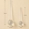 10pcs Clear Christmas Tree Ornaments Waterdrop Hanging Decorations  Party Backdrop Decor