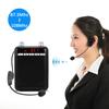 FM Wireless Microphone Headset 87.5MHz-108MHz Radio Mic Voice Amplifier Head Mic for Teaching/Tour Guide/Sales Promotion/Meeting