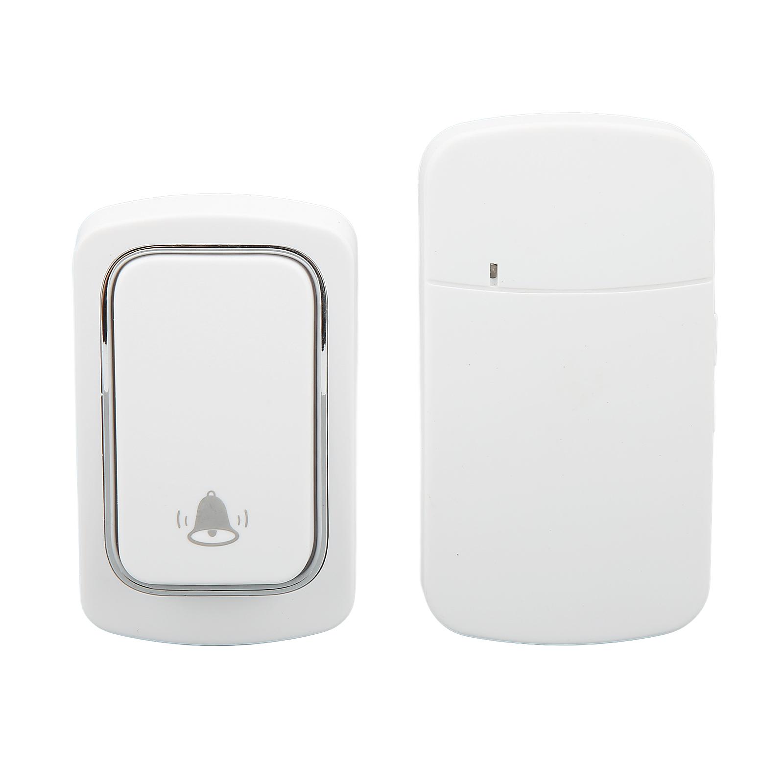 

Wireless Doorbell 1 to 1 Door Bell IP68 Waterproof Battery Free AC for Home Office