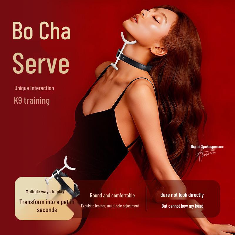 Couples' Role-Playing Metal Neck Collar with Fork - Restraint & Flirtation Toy