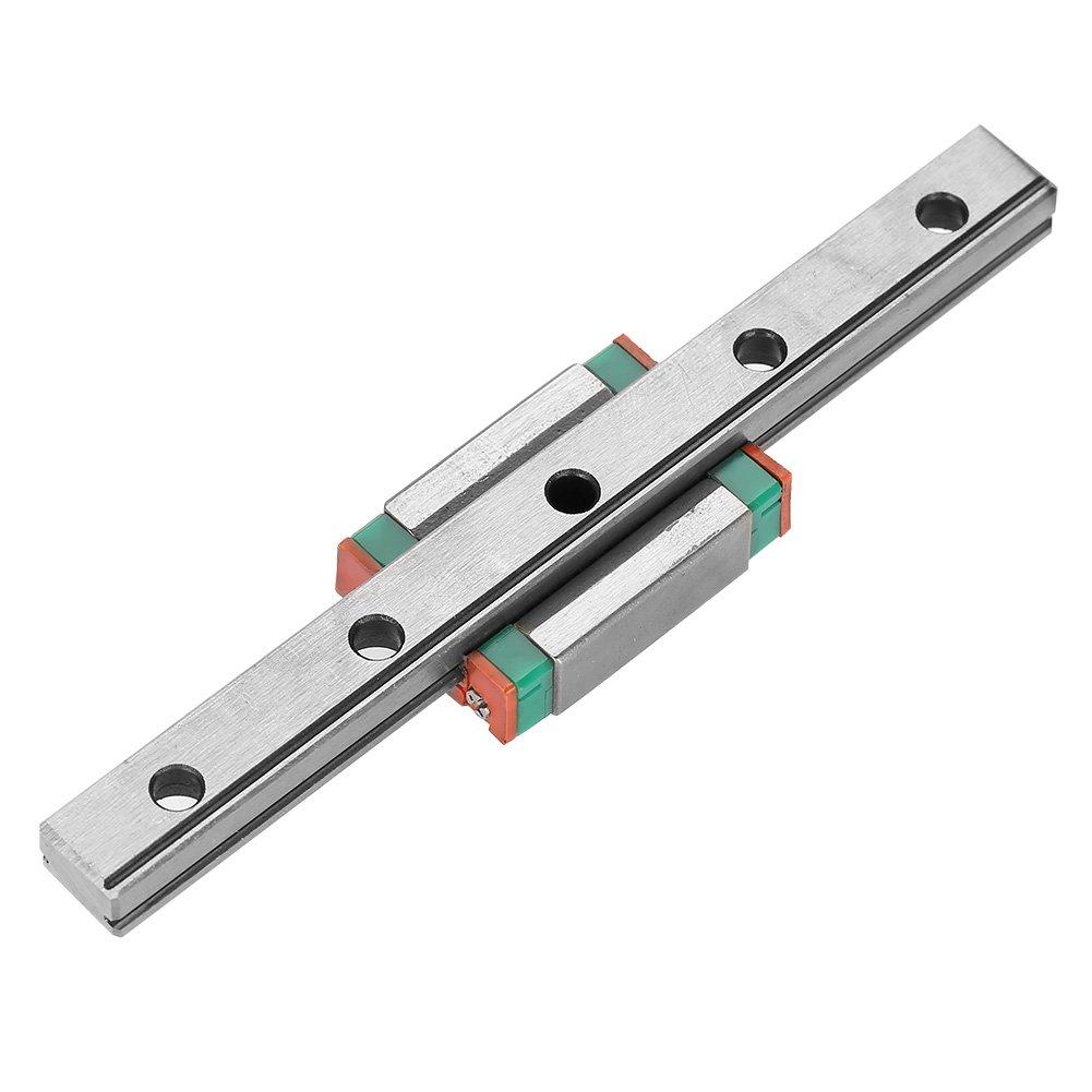 LML9B Miniature Linear Rail Guide, 9mm Wide, with Slide Block, for Automatic Equipment (100mm)