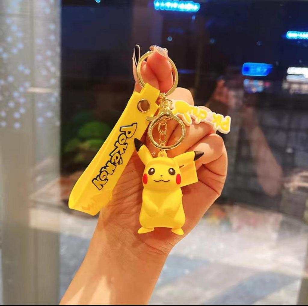 Pokemon Pikachu Cartoon Keychain: Cute Bag Pendant & Small Gift