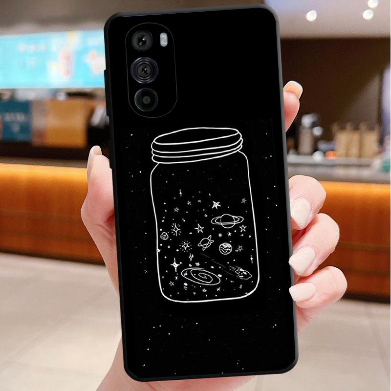 Phone Case For Motorola Edge 50 40 Pro 60 50 40 30 Ultra Neo Fusion Moto G85 G72 G53 G54 G84 G13 G32 Moon Space Star Planet