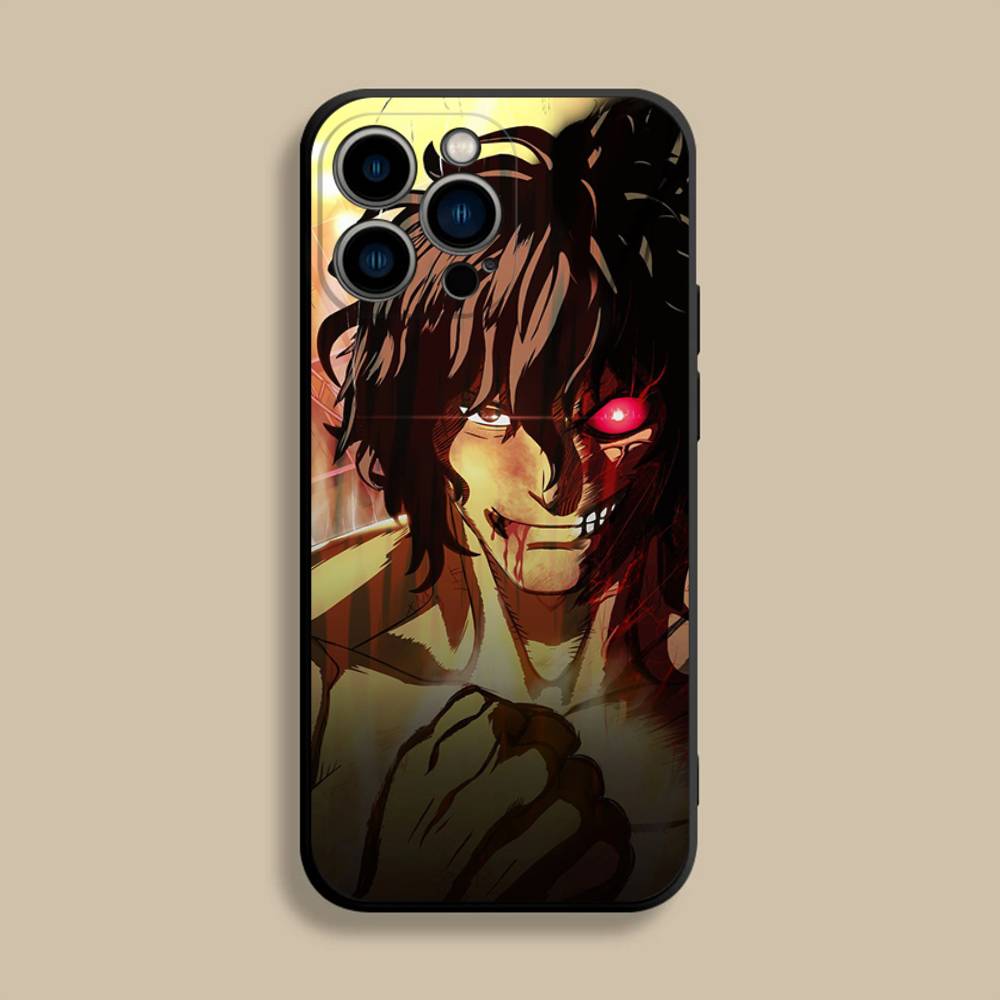 

K-Kengan A-Ashura Phone Case For iPhone 17,16,15,14,13,12,Pro,Max,Plus,E,SE4,Air,Mini Black Soft Cover iPhone16
