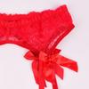 Bow Lace Garter Belt Adjustable Straps Garters for Stockings Fashion Suspender Belt  Intimate Wear