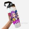 30Oz Anime K-Pop American Simple Solid Color Stainless Steel Thermos Portable Car Easy To Carry Water Cup Thermal Insulation Cold Ice Cup