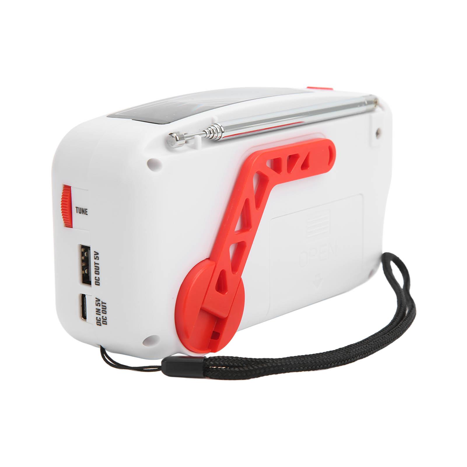 

Солнечное радио с ручным заводом AM FM Аварийное погодное солнечное радио для дома, улицы, кемпинга, пеших прогулок